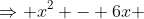 \Rightarrow x^2 - 6x ~{ \color {red} + (-3)^2 - (-3)^2} - 1 = 0