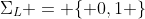 \Sigma_L = \{ 0,1 \}