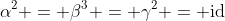 \alpha^2 = \beta^3 = \gamma^2 = \text{id}