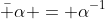 \bar \alpha = \alpha^{-1}