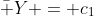 \bar Y = c_1