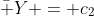 \bar Y = c_2