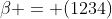 \beta = (1234)