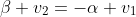 \beta v_2=-\alpha v_1