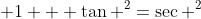 Trigonometry Pythagorean Identities