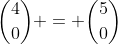 \binom{4}{0} = \binom{5}{0}