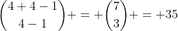 \binom{4+4-1}{4-1} = \binom{7}{3} = 35