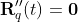 \bold{R}''_q(t)=\bold{0}