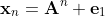 \bold{x}_n=\bold{A}^n \bold{e}_1