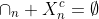\cap_n X^c_{n}=\emptyset