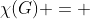 \chi(G) = \# \{(x,y) \in G \times G | g= x^{-1} y^{-1} xy \}