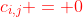 \color{red}c_{i,j} = 0