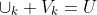 \cup_k V_k=U