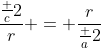 \dfrac{\frac c2}{r} = \dfrac{r}{\frac a2}~\implies~a\cdot c = 4r^2