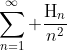 \displaystyle\sum_{n=1}^\infty \frac{\text{H}_n}{n^2}