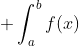 \displaystyle \int_{a}^{b}f(x)~dx = -\int_{b}^{a}f(x)~dx