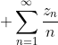 \displaystyle \sum_{n=1}^{\infty}\dfrac{z_n}{n}