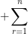 \displaystyle \sum_{r=1}^n