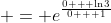 \displaystyle = e^{\frac{0 + \ln{3}}{0 + 1}}
