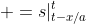 \displaystyle =s|_{t-x/a}^{t}