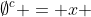 \emptyset^{c} = x 
