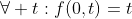 \forall t:f(0,t)=t