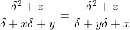 \frac{\delta^2 z}{\delta x\delta y}=\frac{\delta^2 z}{\delta y\delta x}