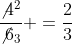 \frac{\not4^2}{\not6_3} =\frac{2}{3}
