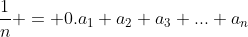 \frac{1}{n} = 0.a_1 a_2 a_3 ... a_n