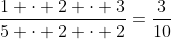 \frac{1 \cdot 2 \cdot 3}{5 \cdot 2 \cdot 2}=\frac{3}{10}
