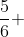 \frac{5}{6} ~ h = 50~ min