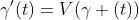 \gamma'(t)=V(\gamma (t))