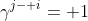 \gamma^{j- i}= 1