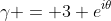 \gamma = 3+e^{i\theta}