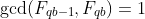 \gcd(F_{qb-1},F_{qb})=1
