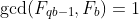 \gcd(F_{qb-1},F_b)=1