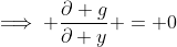 \implies \frac{\partial g}{\partial y} = 0