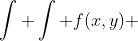 \int \int f(x,y) ~dydx = \int \int f(x,y) ~dxdy