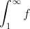 \int_1^{\infty}f~dx\text{ converges}\implies\sum_{x=1}^{\infty}f(x)\text{ converges}