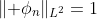 \lVert \phi_n\rVert_{L^2}=1