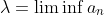 \lambda=\liminf{a_n}~\&~\sigma= \limsup{a_n}  