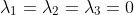 \lambda_1=\lambda_2=\lambda_3=0