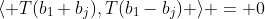 \langle T(b_1+b_j),T(b_1-b_j) \rangle = 0