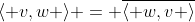 \langle v,w \rangle = \overline{\langle w,v \rangle}