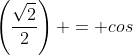 sin\;x\;\left(\frac{\sqrt{2}}{2}\right) - cos\;x\;\left(\frac{\sqrt{2}}{2}\right) = cos\;x\;\left(\frac{\sqrt{2}}{2}\right) + sin\;x\;\left(\frac{\sqrt{2}}{2}\right)
