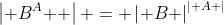 \left| {B^A } \right| = \left| B \right|^{\left| A \right|}