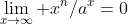 \lim_{x\to\infty} x^n/a^x=0
