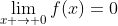 \lim_{x \to 0}f(x)=0