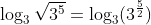 \log_{3}\sqrt{3^5}=\log_{3}(3^{\frac{5}{2}})