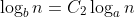 \log_bn=C_2\log_an